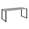Hirsh Commercial Desks, 23.6 in D X 29.9 in H, 59 in W X Steel, Black / Gray Elm 23940 - alternate 4